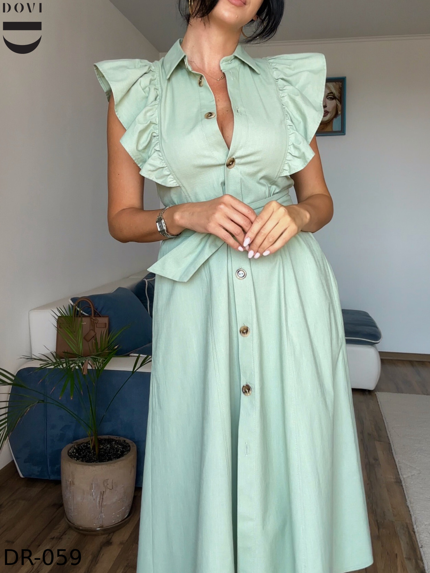 olive-color-dress-with-wings-3-1500×2000