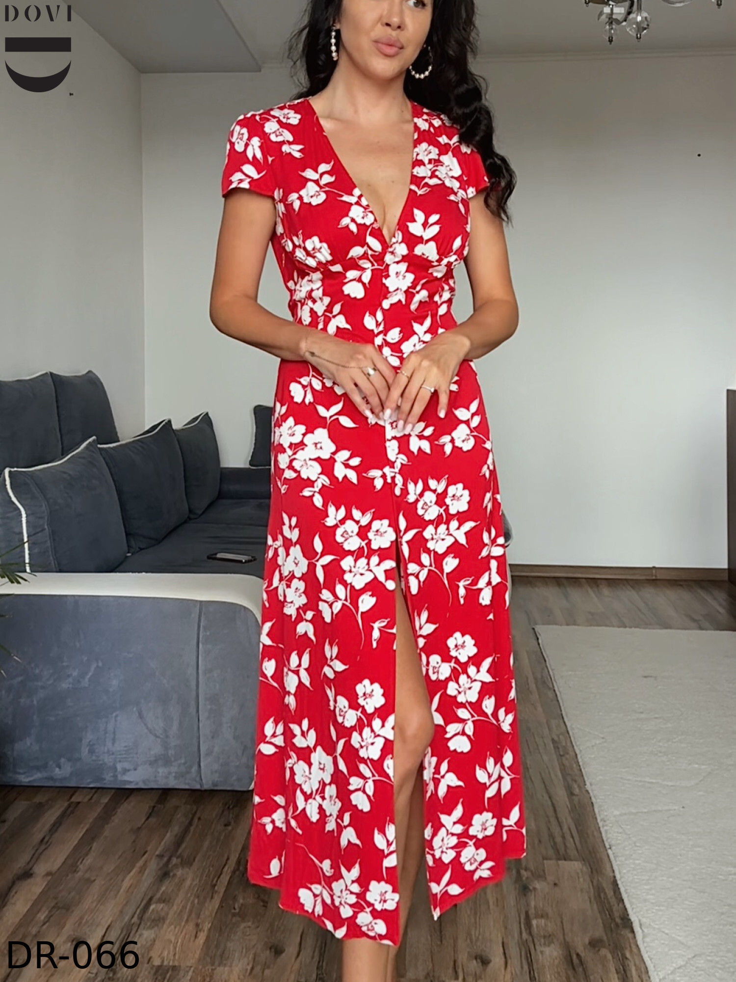 short-sleeve-dress-with-belt-red-4-1500×2000